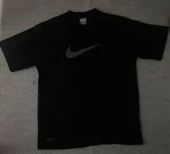 00s NIKE Dri-FIT トップス ブラック Y2K M 短丈のサムネイル