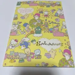 希少レア品　サンリオ　Sanrio ラッピング柄　ミニノート　未使用①