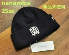 25ss★ナナミカ OOAL★ニットキャップ 黒　ビーニー nanamica