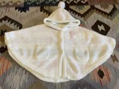 美品　ジェラートピケ　ポンチョ　110-120センチ