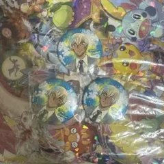 名探偵コナン　BLUE グリッター缶バッジ　降谷零　安室透　バーボン