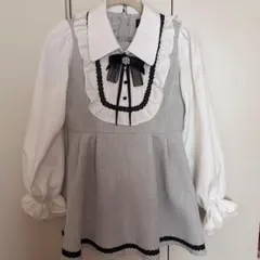 ROJITA ロジータ　リボンブローチ付きパステルツイードSETUP