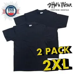 SHAKA WEAR Tシャツ 2XLサイズ 2枚セット ブラック 黒 無地