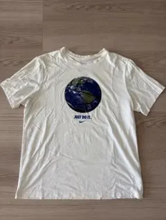 NIKE Tシャツ ホワイト 地球 バスケットボール
