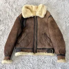 や*ん様 【USA製】AVIREX B-3 リアルムートン フライトジャケット