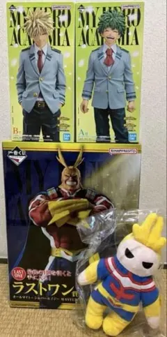 一番くじ　ヒロアカ　紡がれる想い　A賞　B賞　E賞　ラストワン賞　4点セット