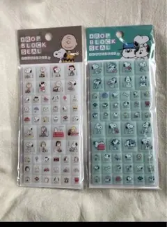 【正規品】スヌーピー ドロップブロックシール セット　タイルシール　ボンボン