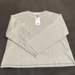 OPAQUE.CLIP グレージュ　長袖ニット セーター サイズ40