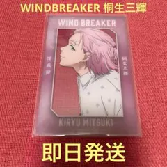 WIND BREAKER 桐生三輝 缶バッジ ベースヤード ウィンドブレーカー ウィンブレ ベースヤードトーキョー 缶バッジ 桐生