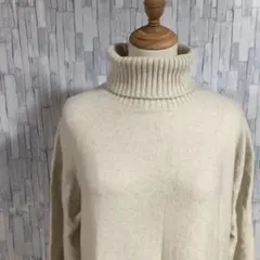 【nano UNIVERSE】ナノユニバース　ニット　ロング丈ワンピース　暖かい