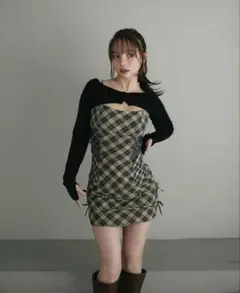 アンドマリー ANDMARY Aine set mini dress