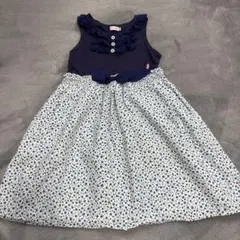 ミキハウス ノースリーブワンピース 120サイズ