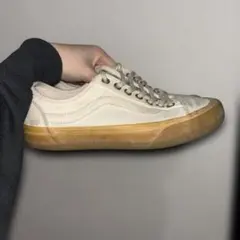 VANS レディース24.5ローカット スニーカー