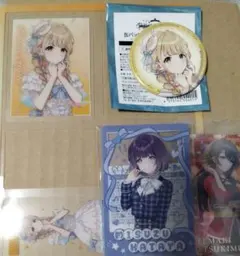 学マス グッズセット ローソン 藤田ことね 月村手毬 秦谷美鈴