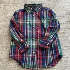 Ralph Lauren チェック柄 長袖シャツ 3/3T