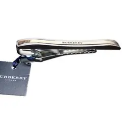 BURBERRY ネクタイピン シルバー タグ付 内側変色あり