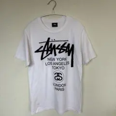 Stüssy ホワイト Tシャツ Sサイズ