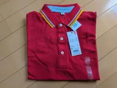 ポロシャツ ストライプ襟 新品