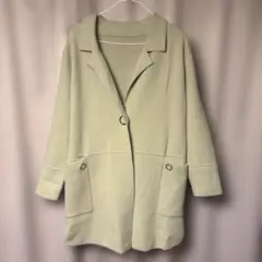 ミドル丈コート　カシミヤ　ウール