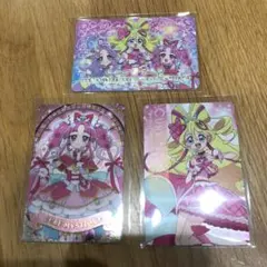 名探偵プリキュア　キミとアイドルプリキュア　キラキラカードグミ　3枚セット