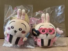 ちいかわ　オタ活　うさぎマスコット　うちわ　ペンライト　2個セット