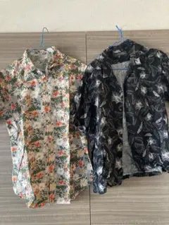 アロハシャツ　総柄シャツ　セット　まとめ売り　ナノユニバース