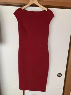 ZARA WOMAN 赤 タイトドレス M