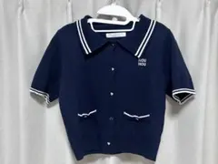 OLIVE de OLIVE 半袖ポロシャツネイビーのサムネイル