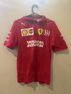 F1 2019フェラーリ ポロシャツ S