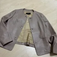 本日限定YH.KIM ライトベージュ レザージャケット サイズ3