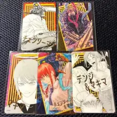チェンソーマン ジャンプショップ 箔押しクリアカードコレクション マキマ デンジ