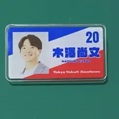 東京ヤクルトスワローズ はたらくひと応燕 スワポン 木澤尚文 アクリルバッジ