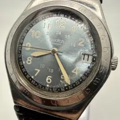 稼働 新品ベルト 新品電池 Swatch スウォッチ IRONY 腕時計 ブルーのサムネイル