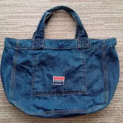 デニム トートバッグ 内ポケット付き