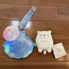 すみっコぐらし　ぬいぐるみコインケース　シェル型パスケース