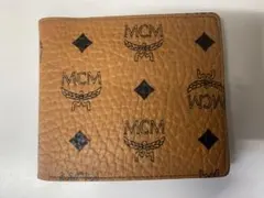 MCM 二つ折り財布 ブラウンレザー MCM 二つ折り財布 ブラウン レザー メンズ 二 つ折り 財布