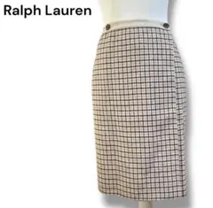 Ralph Lauren チェック　柄 タイト　スカート　RL クラシック