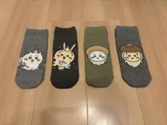 ちいかわ　しまむら　靴下　メンズサイズ　ちいかわ&うさぎ