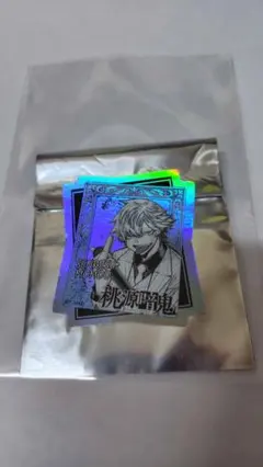 桃源暗鬼 オーロラホログラムダイカットシール 桃尾旋律 センリツ