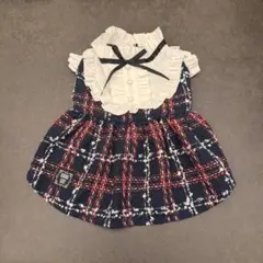ANNA SUI チェック柄犬用ドレス Lサイズのサムネイル