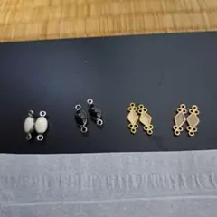 金属製アクセサリーパーツ4個セット