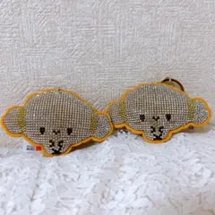 サンリオキャラクターズ　ラインストーンマスコット　こぎみゅん　キーホルダー　2点