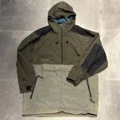 Columbia 90〜00年代ナイロンアノラックパーカー カーキ M