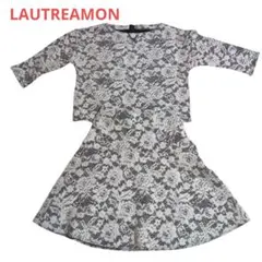 ロートレアモン LAUTREAMON セットアップ ツーピース 花柄 Lサイズ
