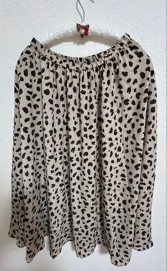 レオパード ロングスカート