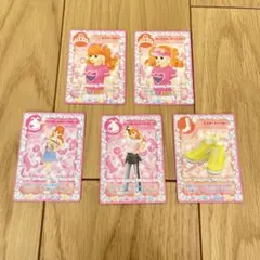 リカちゃん トレーディングカード 5枚セット　平成レトロ