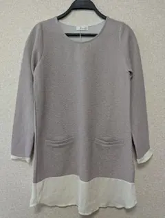 furryrate 長袖 カットソー ベージュ ピンクのサムネイル