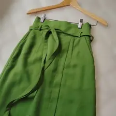 SENSEOFPLACEグリーン タイトスカート ロング丈最終値下げ