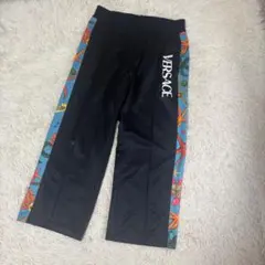 VERSACE ベルサーチ トラックパンツ サイドライン ヒトデ柄 ネイビーのサムネイル