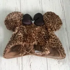 ヒョウ柄　ディズニーファンキャップ